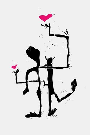 Abstract Figures (Decorative Art) Premium Giclee Prints at Abstract Figures (Decorative Art) Premium Giclee Prints at