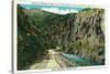 Loveland, Colorado - View of Thompson Canyon Entrance on Highway to Estes Park, c.1938-Lantern Press-Stretched Canvas