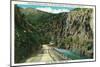 Loveland, Colorado - View of Thompson Canyon Entrance on Highway to Estes Park, c.1938-Lantern Press-Mounted Art Print