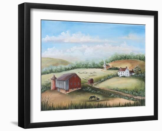 Lovely Barn-Barbara Jeffords-Framed Art Print