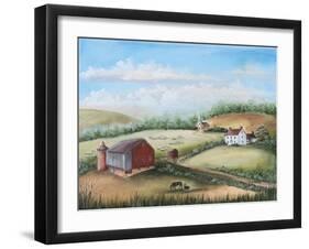 Lovely Barn-Barbara Jeffords-Framed Art Print