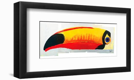 Lovely Day Toucan-null-Framed Art Print