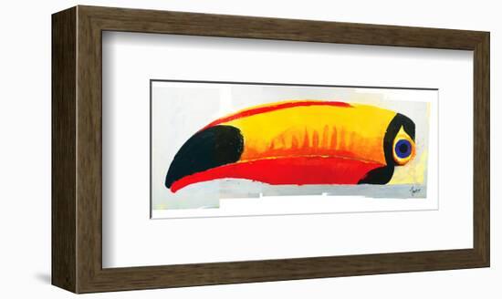 Lovely Day Toucan-null-Framed Art Print