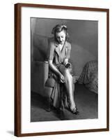 Lovely Legs Cream-null-Framed Photographic Print
