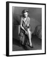 Lovely Legs Cream-null-Framed Photographic Print