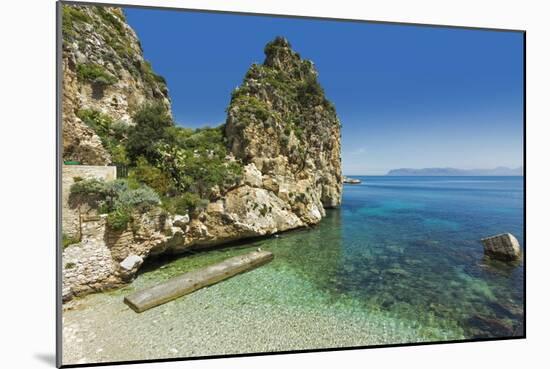 Lovely Limestone Cove at the Tonnara Di Scopello-Rob Francis-Mounted Photographic Print