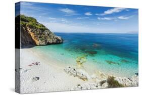 Lovely Limestone Cove at Zingaro Nature Reserve Near Scopello-Rob Francis-Stretched Canvas