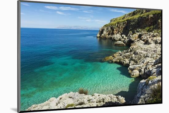 Lovely Limestone Cove at Zingaro Nature Reserve Near Scopello-Rob Francis-Mounted Photographic Print