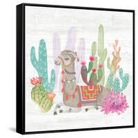 Lovely Llamas I-Mary Urban-Framed Stretched Canvas