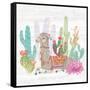 Lovely Llamas I-Mary Urban-Framed Stretched Canvas