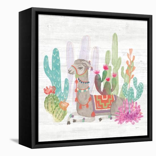 Lovely Llamas I-Mary Urban-Framed Stretched Canvas