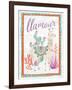 Lovely Llamas II Llamour-null-Framed Art Print