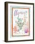 Lovely Llamas II Llamour-null-Framed Art Print