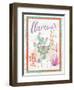 Lovely Llamas II Llamour-null-Framed Art Print