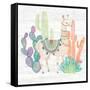 Lovely Llamas II-Mary Urban-Framed Stretched Canvas