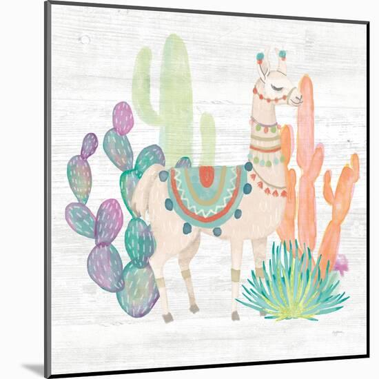 Lovely Llamas II-Mary Urban-Mounted Art Print