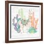 Lovely Llamas II-Mary Urban-Framed Art Print