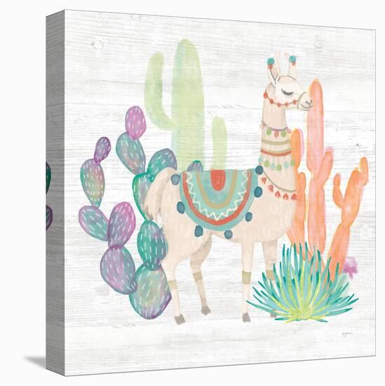 Lovely Llamas II-Mary Urban-Stretched Canvas