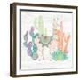 Lovely Llamas II-Mary Urban-Framed Art Print