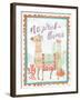 Lovely Llamas IV No Probllama-null-Framed Art Print