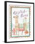 Lovely Llamas IV No Probllama-null-Framed Art Print