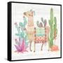 Lovely Llamas IV-Mary Urban-Framed Stretched Canvas
