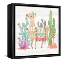 Lovely Llamas IV-Mary Urban-Framed Stretched Canvas