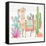 Lovely Llamas IV-Mary Urban-Framed Stretched Canvas