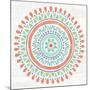 Lovely Llamas Mandala I-Mary Urban-Mounted Art Print