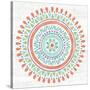 Lovely Llamas Mandala I-Mary Urban-Stretched Canvas