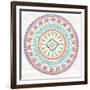 Lovely Llamas Mandala II-Mary Urban-Framed Premium Giclee Print