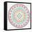 Lovely Llamas Mandala II-Mary Urban-Framed Stretched Canvas