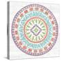 Lovely Llamas Mandala II-Mary Urban-Stretched Canvas