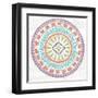 Lovely Llamas Mandala II-Mary Urban-Framed Art Print