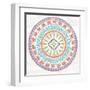 Lovely Llamas Mandala II-Mary Urban-Framed Art Print