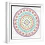 Lovely Llamas Mandala II-Mary Urban-Framed Art Print