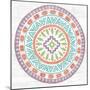 Lovely Llamas Mandala II-Mary Urban-Mounted Art Print