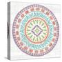 Lovely Llamas Mandala II-Mary Urban-Stretched Canvas