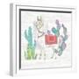 Lovely Llamas V-Mary Urban-Framed Art Print