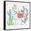 Lovely Llamas V-Mary Urban-Framed Stretched Canvas