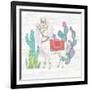 Lovely Llamas V-Mary Urban-Framed Art Print