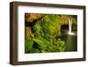 Lovely Rainbow Falls in Wailuku State Park on the edge of Hilo, Hawaii-Jerry Ginsberg-Framed Photographic Print