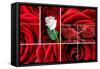 Lovely Roses Mosaic-duallogic-Framed Stretched Canvas