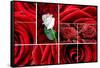 Lovely Roses Mosaic-duallogic-Framed Stretched Canvas
