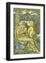 Lover with Head Bowed in Grief, from 'O Willow, Willow', Traditional English Folk Song,…-Walter Crane-Framed Giclee Print