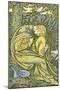 Lover with Head Bowed in Grief, from 'O Willow, Willow', Traditional English Folk Song,…-Walter Crane-Mounted Giclee Print
