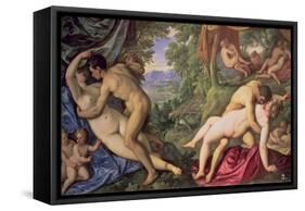 Lovers, 1585-89-Paolo Fiammingo-Framed Stretched Canvas