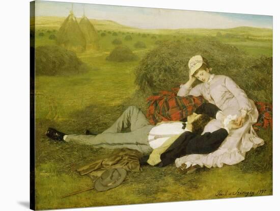 Lovers, 1870-Paolo Di Giovanni Fei-Stretched Canvas