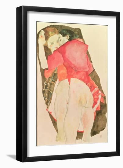 Lovers, 1911-Egon Schiele-Framed Giclee Print