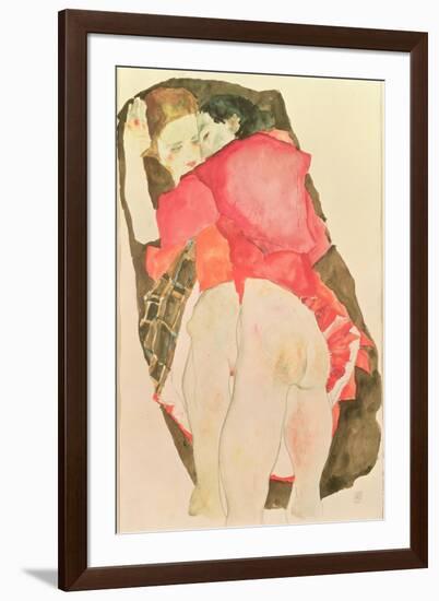 Lovers, 1911-Egon Schiele-Framed Giclee Print